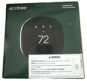 ecobee3 lite Smart Thermostat - Black (EB-STATE3LT-02) - BRAND NEW BOX