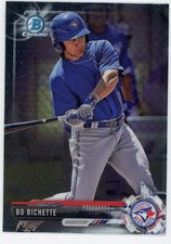 2017 Bowman Chrome Draft Prospect Rookie Bo Bichette #38 Blue Jays