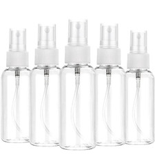 3PCS Clear Refillable Spray Bottles 10/30/50/60/100ml Empty Perfume Set - NEW