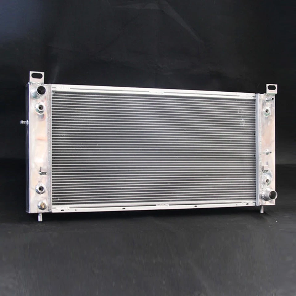 Radiador de aluminio AT para Cadillac Escalade Chevrolet GMC 99-14 34" ancho 3 filas Foto 2 de 4