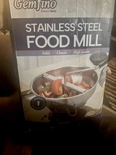 Ergonomic Food Mill Stainless Steel With 2 Grinding Milling Discs Milling