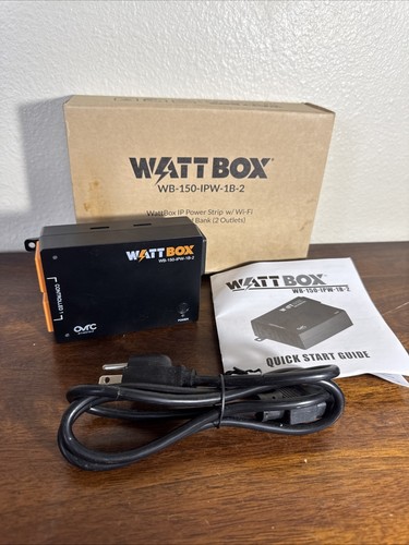 WattBox WB-150-IPW-1B-2 120VAC Smart Outlet