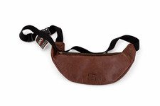 New Mundi Genuine Leather Fanny Pack Crossbody Bag Brown NWT