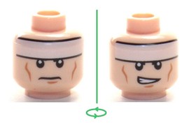 Lego Batman black cape dual sided head minifigure 10737 30160 76011 76013 70815