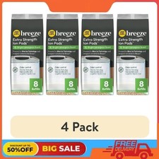 4 pack Purina Tidy Cats Breeze Multi-Cat Extra Strength Ion Cat Litter Box Pad