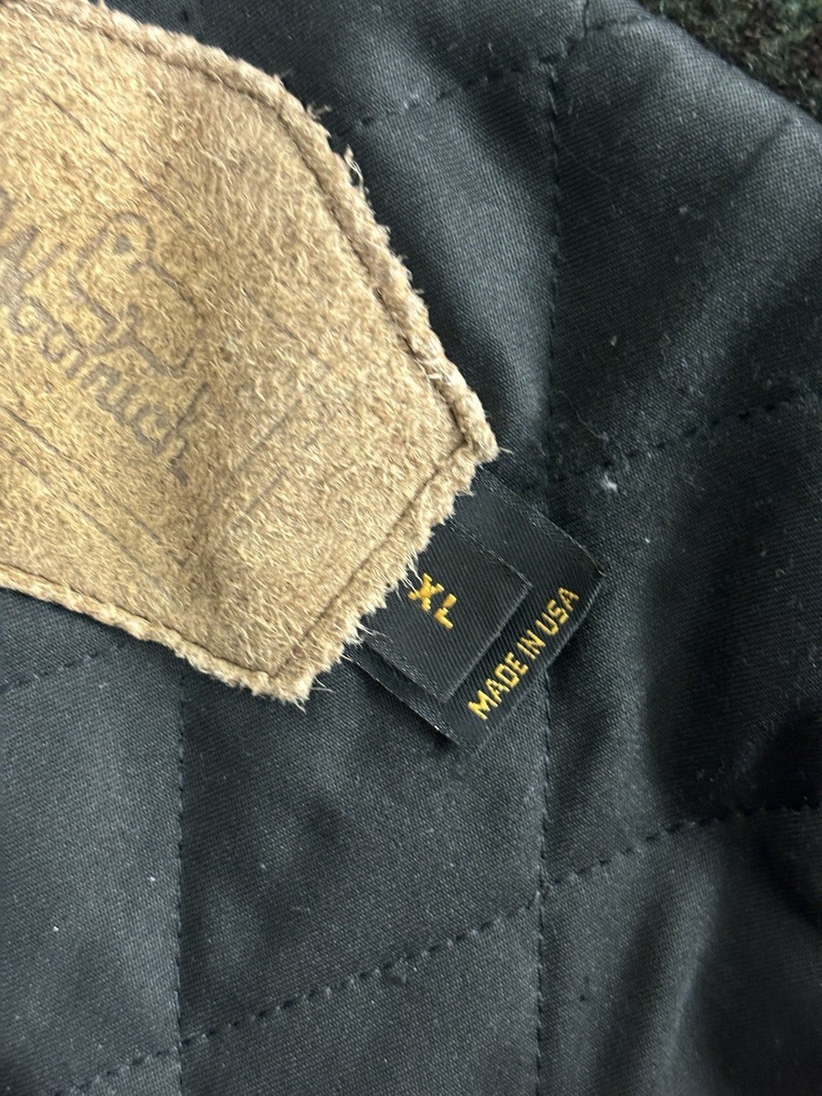 Vintage Woolrich Jacket Men XL Wool Hunting Overcoat Lined Made In
