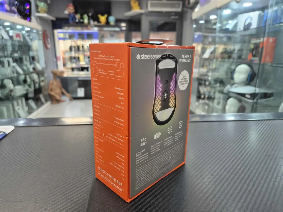 Steelseries Aerox 3 Wireless mouse Ultra Lightweight Gaming Mouse, NEW - Image 4 of 4