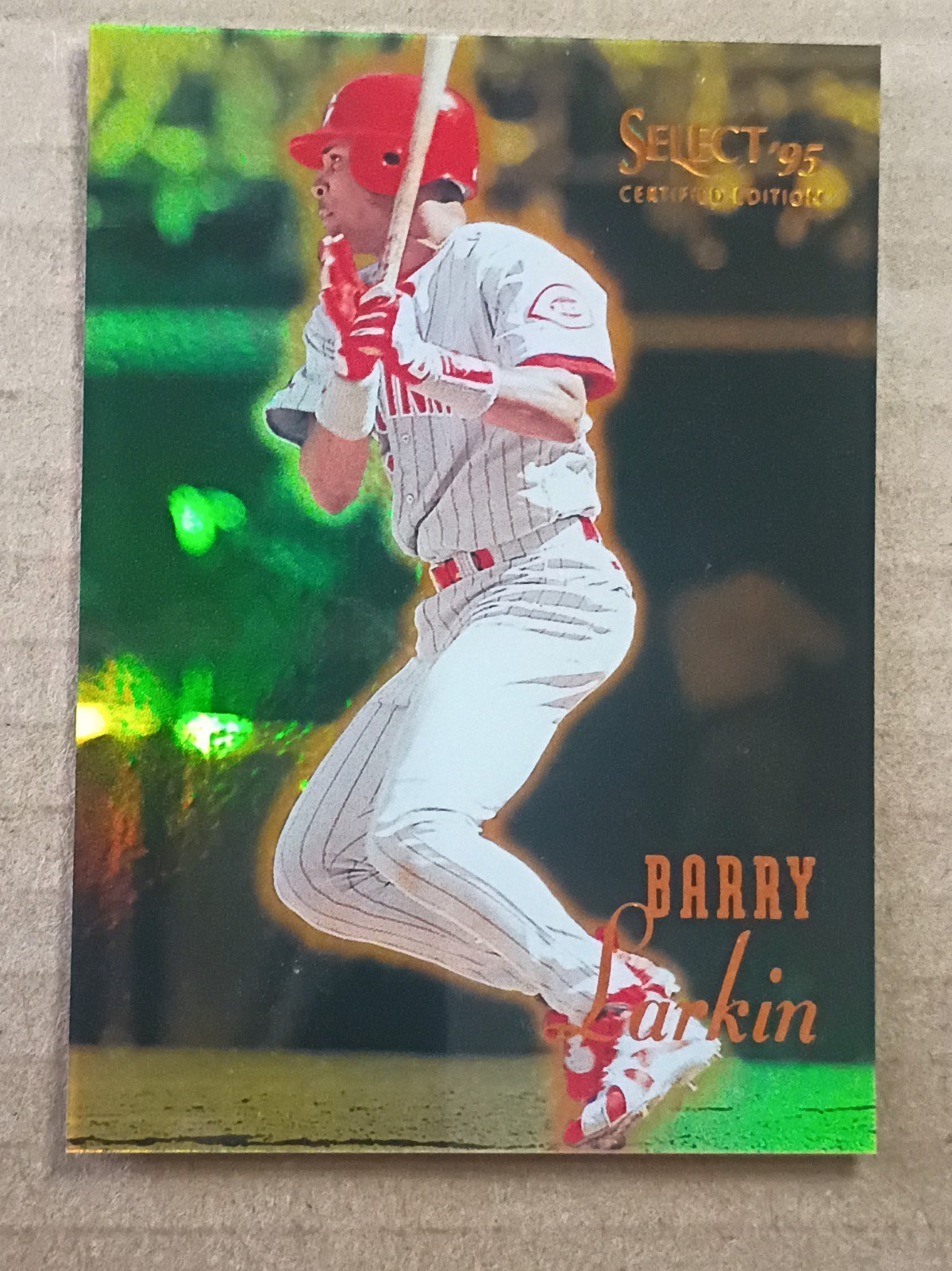 1995 Select Certified Edition - Barry Larkin #27 Mirror Gold