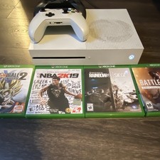 Microsoft Xbox One S White 1TB Console Bundle...