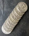 Lot of 10 50c Walking Liberty Silver Half Dollars