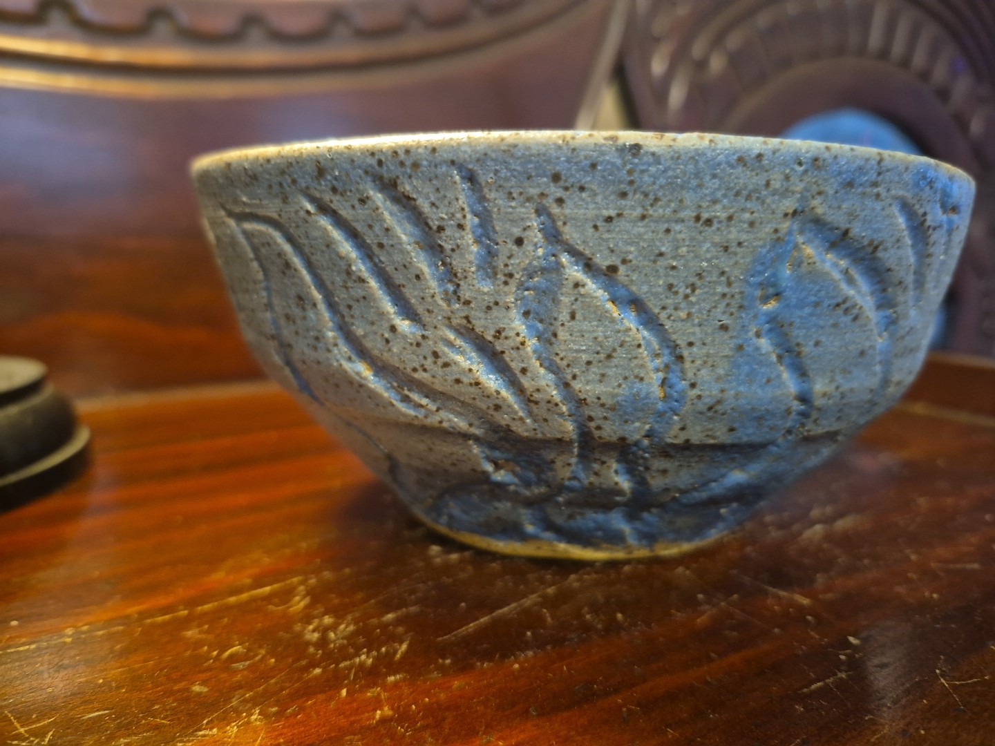 Vintage Barbara Wilson Signed Greenbrier Resort Hotel Art Colony Pottery Bowl