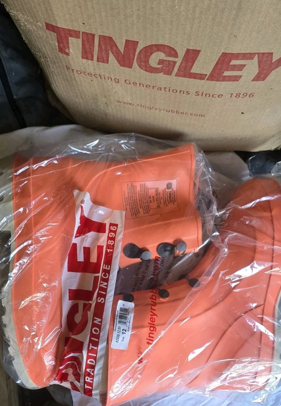 NWT: Tingley Hazproof Hazmat Boots-Chemical, Snow, Rain Emergency, Size 12