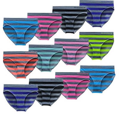 Damen Microfaser Slips Unterwäsche Schlüpfer Unterhose