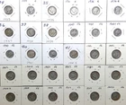 Lot Of 30 Mercury Silver Dimes 90% Silver 1935-1945