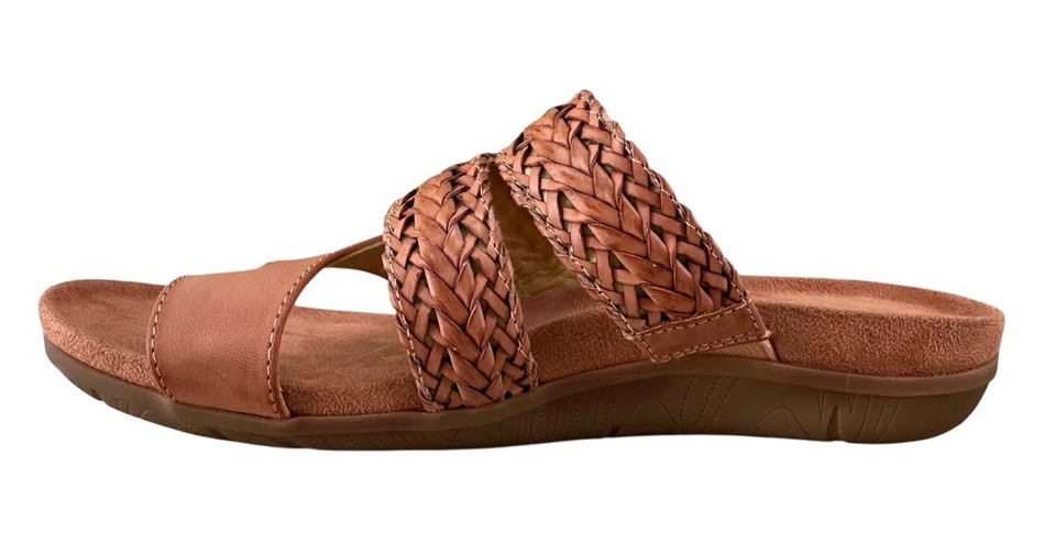Sandalias de Tanga Jonelle Baretraps Mujer Cuero Pimentón Talla 8 M Foto 3 de 4