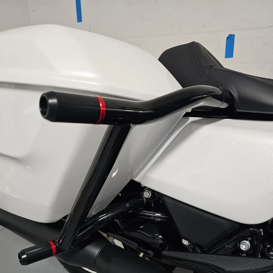 Guidões de barras de arrasto para Harley V-Rod Night Rod 1" 25mm rastreador cromado - Imagem 2 de 4