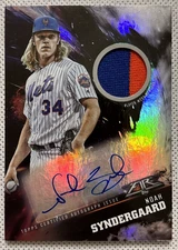 2018 Topps Fire Autograph Patch /25 Noah Syndergaard FAP-NS
