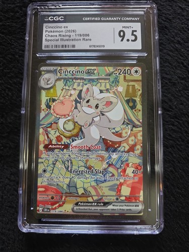 Cinccino ex graded CGC 9.5 for sale on eBay