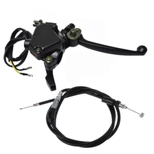 7/8" 22mm Thumb Throttle Cable with Dual Brake Lever Assembly for 50cc 90cc 1...