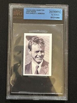 Charles A. Lindbergh 1932 Bulgaria Sport Photos #242 BVG Authentic
