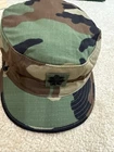 Vtg Camo Army Military USMC Marines Hat Cap Vietnam Desert Storm Uniform 7 1/2