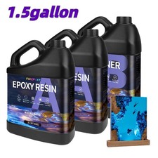 Deep Pour Epoxy Resin 2:1 Mix 2 4 Inch Casting River Table Crystal Clear