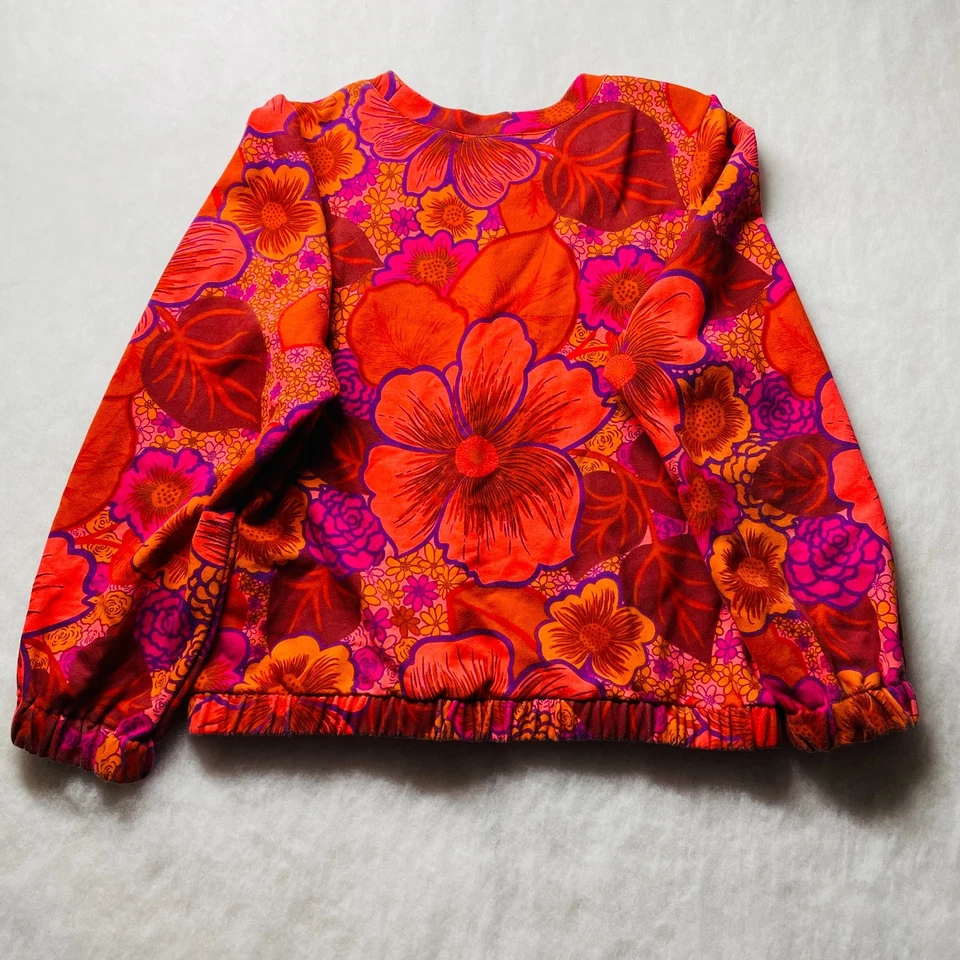 INC International Concepts Womens Red Floral Karlee Garden Sweatshirt Size XL - Image 2 of 4