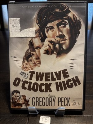 Twelve O'clock High DVD Full Frame 1949 (Gregory Peck, Millard Mitchell) J5