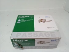 Shield Security 913811 Straight Lever Style Satin Nickel Finish Passage Lockset