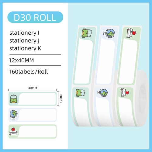 Bluetooth Etikettendrucker Thermodrucker Drahtlos Mini Aufkleber Drucker Tragbar - Bild 19 von 22