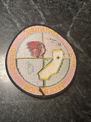 YMCA Adventure Guides Federation PATCH Rare Vtg 90s 4” CA