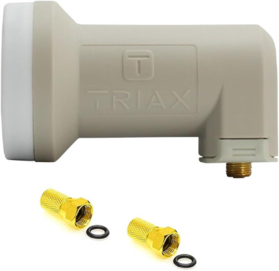 Triax TSI 100 Gold Single LNB mit PLL Technologie 1-fach Teilnehmer Satelliten