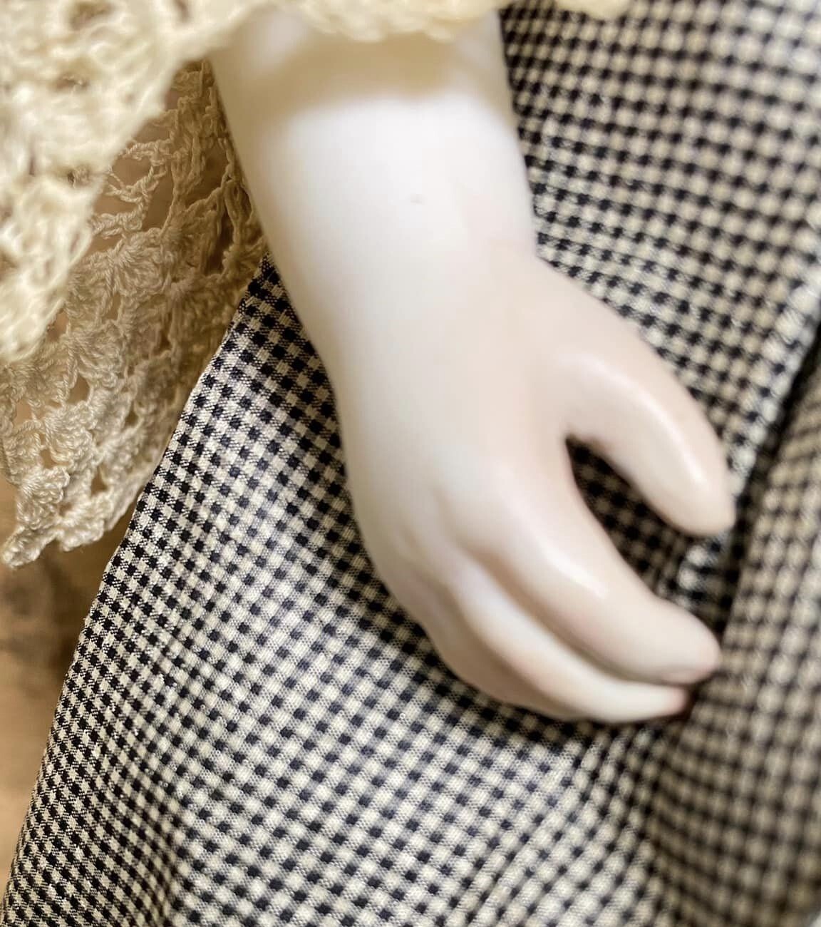 Costume De Mariée Pour Poupée Parisienne – Jumeau / Bru – XIXème – Soie