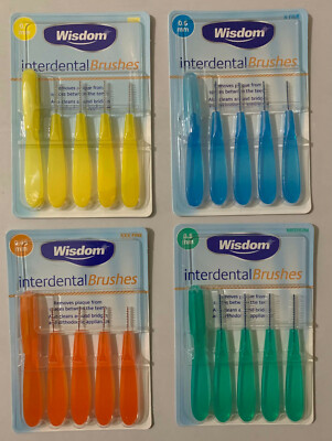 Wisdom 5 X Inter Zahnbürsten Zahnplektren Bürste Zahnseide Mundpflege Hygiene