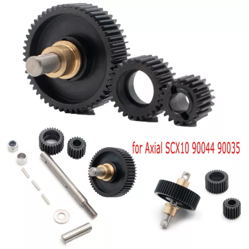 Hardened Steel Transmission Gears Gearbox for SCX10 90044 90035 RC Crawler Car I
