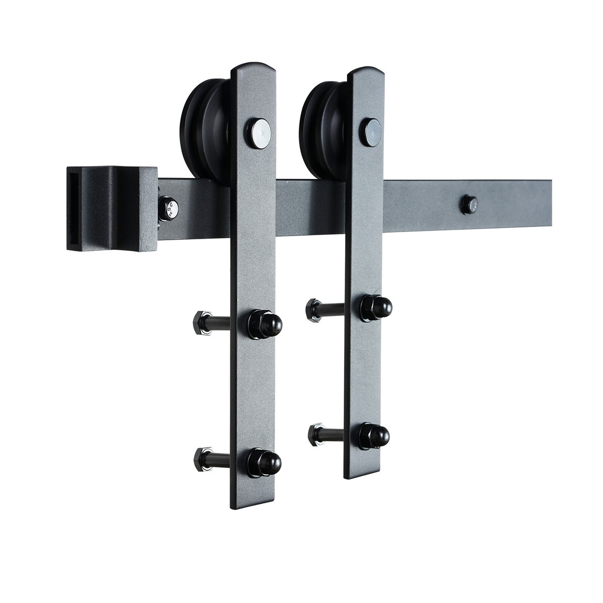 Kit Rail Porte Coulissante Double Pour Grange VEVOR – 244 Cm – Charge 150 Kg