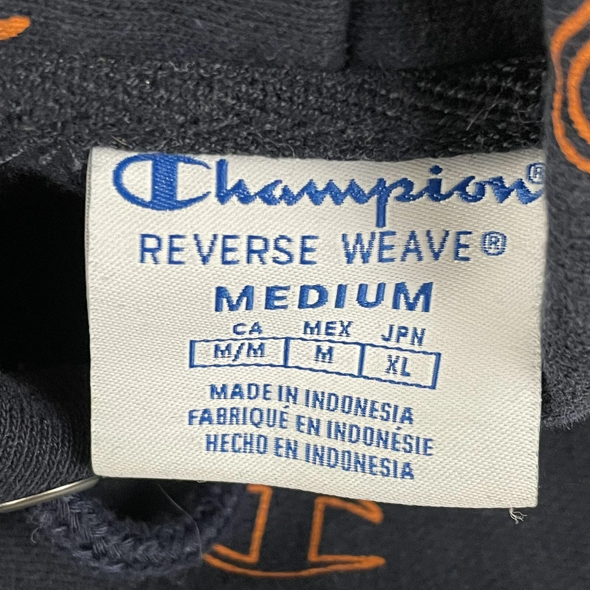 Champion sweater all over denim cheap
