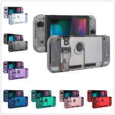 Replacement Full Housing Shell Joy-Con Clear Cover Buttons for Nintendo Switch