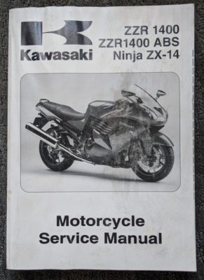 2006 KAWASAKI NINJA ZX-14 / ZZR 1400 ABS MOTORCYCLE SERVICE MANUAL