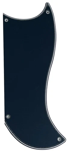 Custom For Gibson SG Custom 3 Pickup Style Guitar Pickguard 3 Ply Black