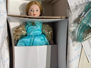 DANBURY MINT The Storybook Collection Porcelain Doll Fairy Godmother 12” NIB