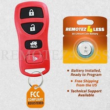 Keyless Entry Remote For 2002 2003 2004 2005 2006 Nissan Altima Car Key Fob Red Keyless Entry Remote For 2002 2003 2004 2005 2006 Nissan Altima Car Key Fob Red
