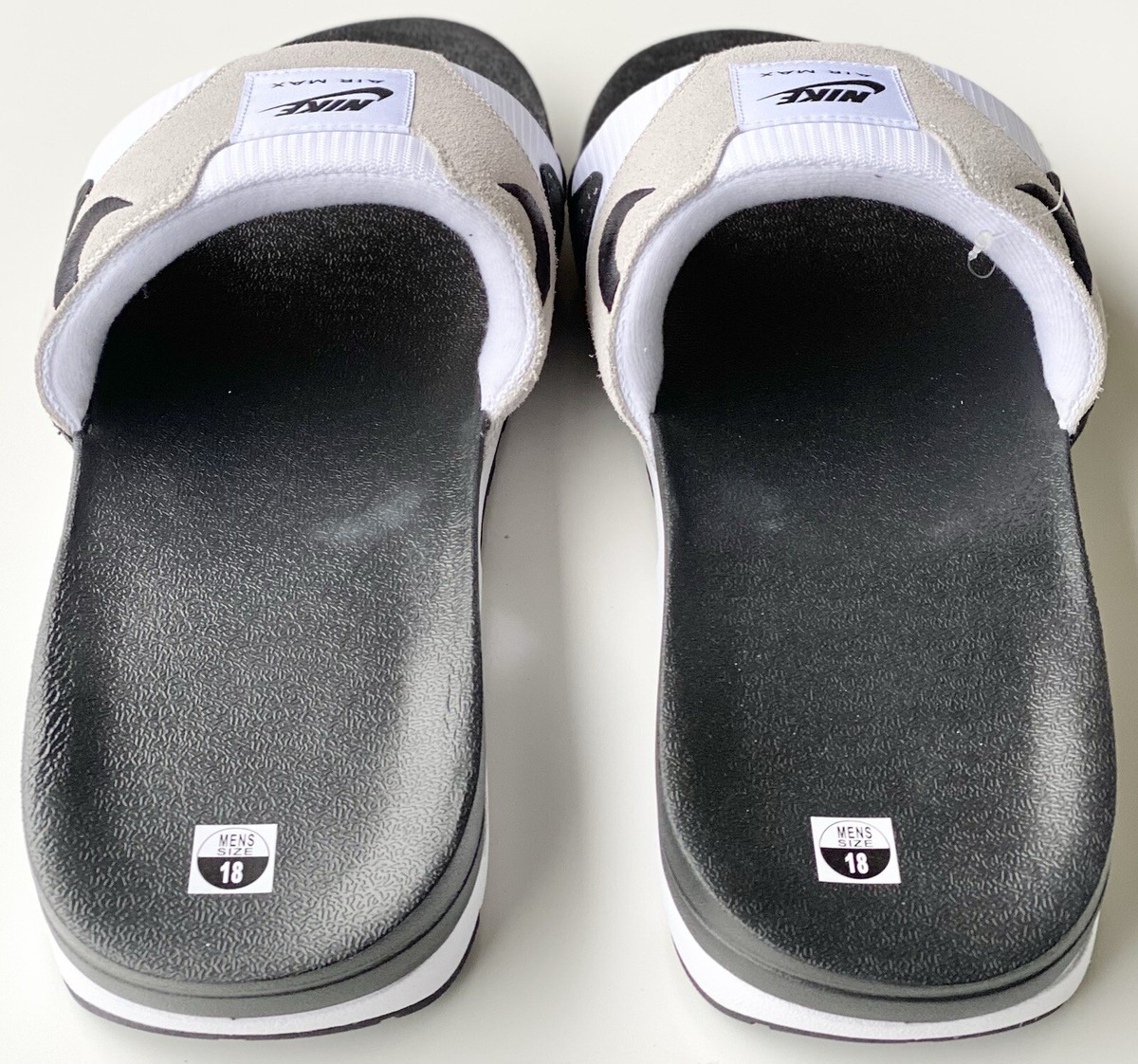 ★Nike★ Air Max Shiro Slide M Black llic Silver White D 24381518_54379426_600.jpg