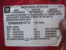 Used Body Control Module fits: 2003 Gmc Sierra 2500 pickup Body Control BCM cent