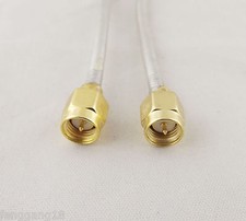 15cm 6in SMA Male To SMA Male Plug Straight Pigtail Flexible Jumper RG402 Cable