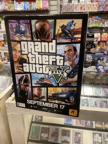GTA V Game Store Promo Grand Theft Auto 5 Trevor Philips PS3 Display Box 15" - Picture 9 of 12