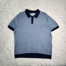 Goodfellow Men's XL Blue Short Sleeve Polo Shirt