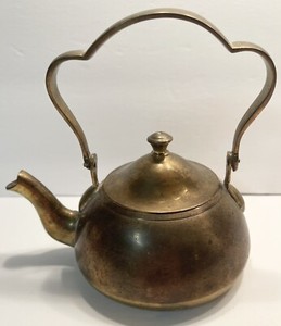 Vintage Copper Tone Metal Cowboy Boot/Spur 3"x2" small figurine