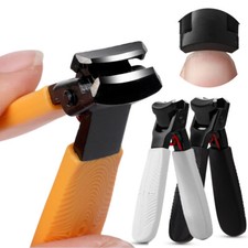 Stainless Steel Wide Jaw Opening Anti Splash Toe Nail Clippers Portable Sharp