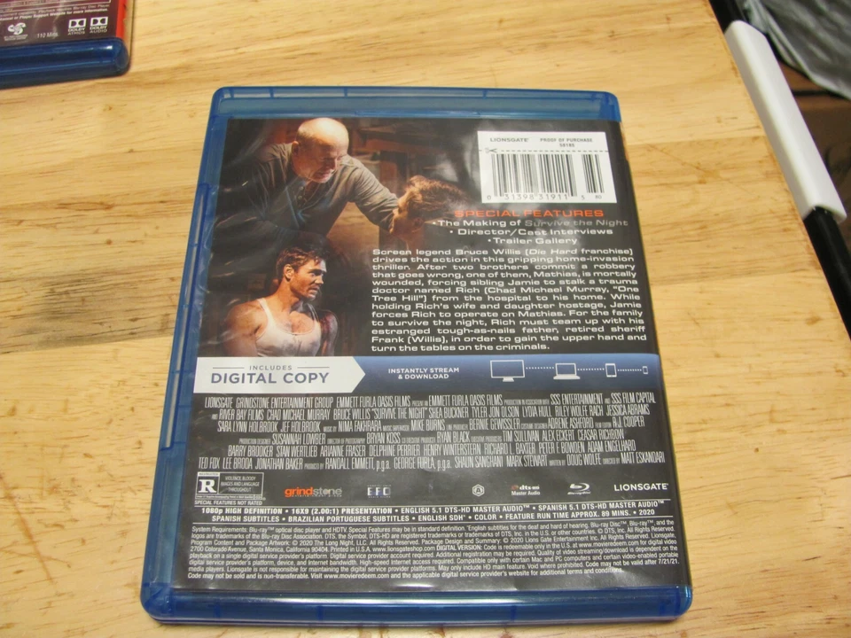 Survive The Night Blu Ray - Image 3 of 3